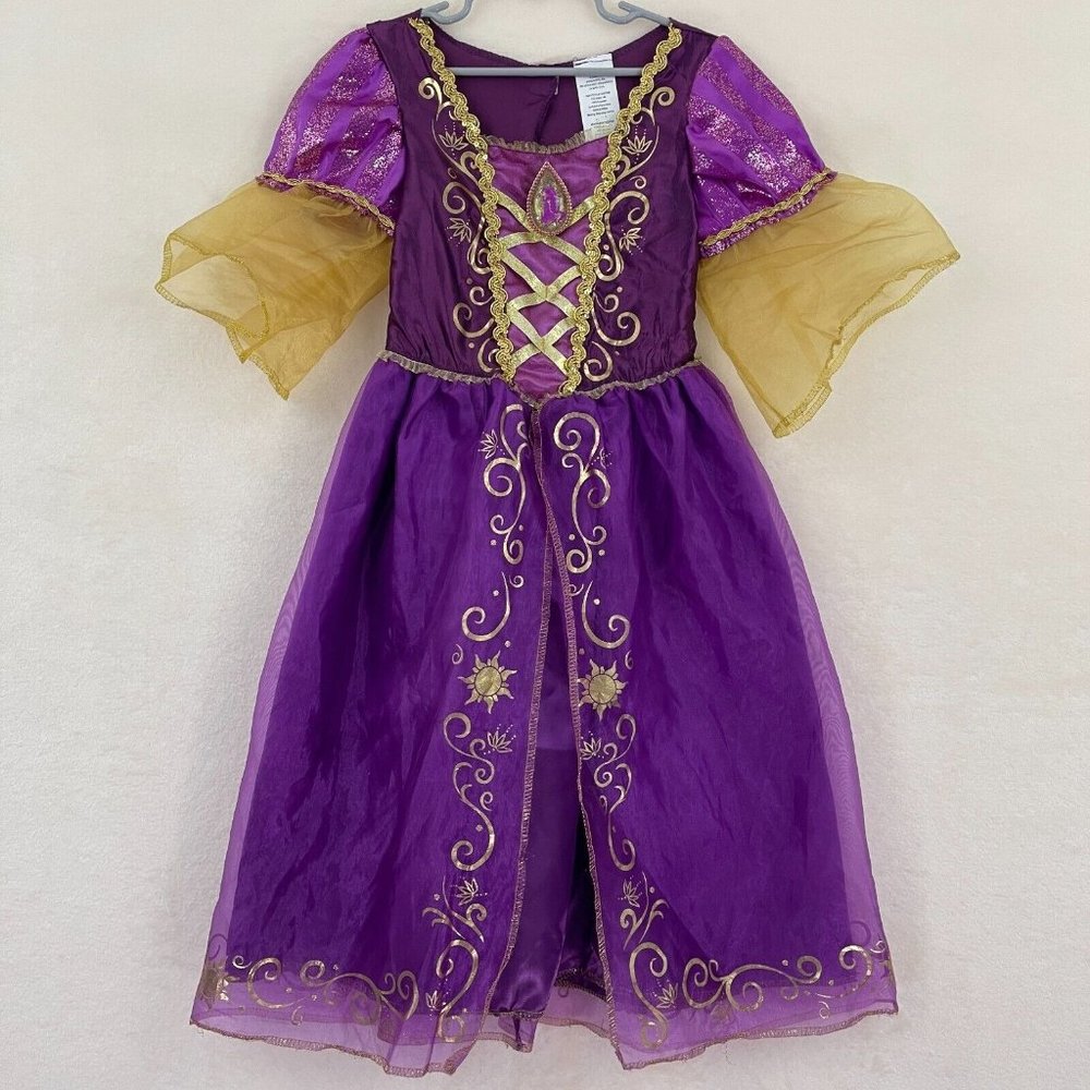 Disney's Tangled Princess Rapunzel's Majestic Dress Girls Size 4-6X